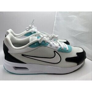 Nike Air Max Solo Men's Size 10 White Turquoise Black Running Shoes HQ2572-100